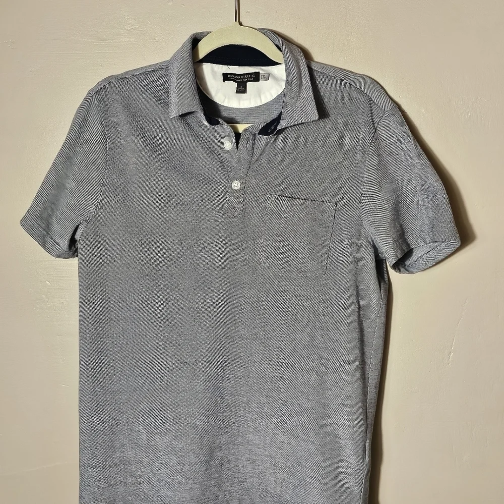 Banana Republic Short Sleeve Polo Men's Size Small